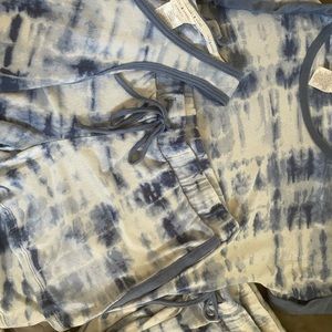 Tie dye Blue Lounge 4-Piece Set